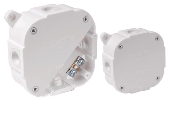 VIPLAST Puszka Natynkowa Hermetyczna Na wkręty Biała IP44 88x88x40 mm 1szt