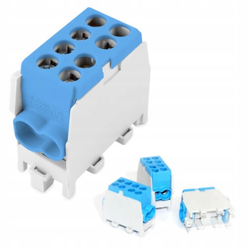 Blok Rozdzielczy Zacisk Odgałęźny 10-35 mm² 125A Niebieski