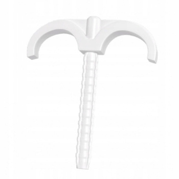 Uchwyt Hakowy Podłogowy Podwójny Szybki Montaż Ø14 - Ø32mm YDYp 50szt