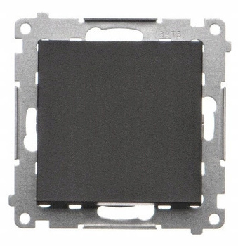 Simon 55 Łącznik Krzyżowy Bez Piktogramu Czarny