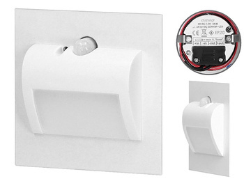 Oprawa Schodowa Podtynkowa z Czujnikiem Ruchu DRACO LED 4000K Biała