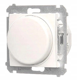 SIMON 54 Ściemniacz do LED Obrotowy Pokrętło BIAŁY