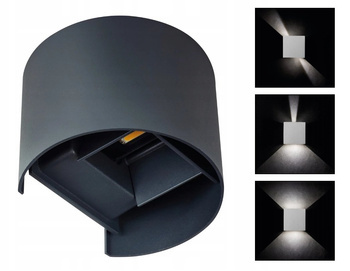 Lampa Elewacyjna Kinkiet Oprawa Elewacyjna z Regulacją REKA 7W 4000K